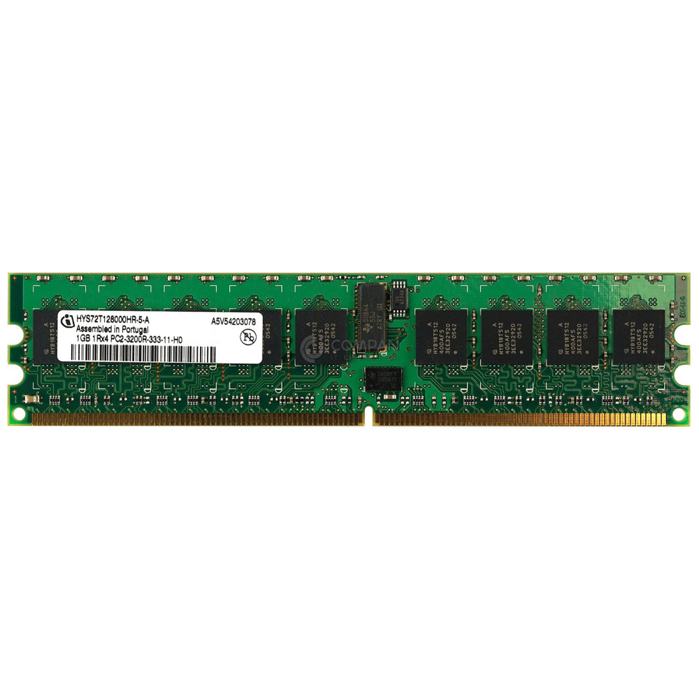 HYS72T128000HR-5-A INFINEON MEMORY 1GB 1RX4 PC2 3200R DDR2 -